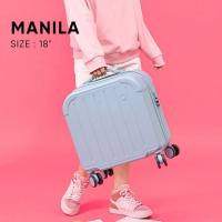 ราคา กระเป๋าเดินทาง รุ่น MANILA ขนาด 18 นิ้ว กระเป๋าเดินทางขนาดเล็ก ถือขึ้นเครื่องได้ น้ำหนักเบา #Keenoya (27750178478)