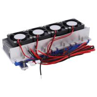 ราคา Quad-core Thermoelectric Peltier Air Cooling Device Cooler 4xTEC1-12706 12V ใหม่ (29416955153)
