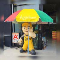 ราคา TREETOOLS ร่มกันสาด รุ่น U-60AB ขนาด 60 นิ้ว (คละสี) พร้อมขาปัก ร่มตลาดนัด ร่มแม่ค้า ร่มสนาม กันแดด กันฝน กันลม ร่มสนาม (19581299455)