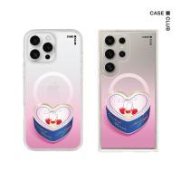 ราคา CaseClub เคสไอโฟน ซัมซุง เคสใส ลาย Halftone Candy Heart กล่องของขวัญเชอร์รี่สีชมพู (42058741650)