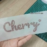 ราคา เพชรรีดลายสำเร็จ ลายเชอรี่ Cherry สกรีนเพชรรีด ตัวรีดติดเสื้อ (17696919530)