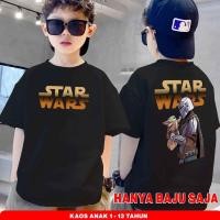ราคา เสื้อยืดเด็ก Star Wars - Star Wars การ์ตูน Superhero Distro เสื้อผ้าสําหรับเด็กอายุ 1-12 ปี (40162832227)