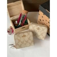 ราคา New Coach กระเป๋าสตางค์ใบสั้น2ซิปรอบ (2835109338)