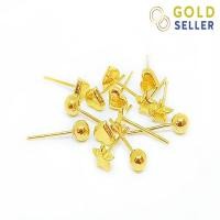 ราคา Goldseller ต่างหูทอง น้ำหนัก 0.3 กรัม คละลาย ทองคำแท้ 96.5%G (4900780182)