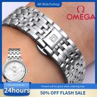 ราคา Omega Solid Stainless Steel Watch Band Bracelet – เข้ากันได้กับ De Ville (DeVille) Series นาฬิกาผู้ชายและผู้หญิง (27337857035)
