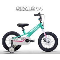 ราคา TRINX SEALS 14(ผ่อน0%+ส่งฟรี) จักรยานเด็ก(มีล้อพ่วง) ล้อ 14 นิ้ว ไม่มีเกียร์ ดิสก์เบรค เฟรมแม็กนีเซียมอัลลอย *แถมตะกร้า* (19462612649)