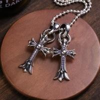 ราคา 925 sterling silver Seiko double cross diamond pendant vintage diamond men and women same style pendant (26717585539)