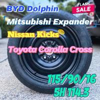 ราคา ล้ออะไหล่ มือสองญี่ปุ่น 5 รู 114.3 ขอบ 16 ขนาดยาง 115/90/16 เหมาะสำหรับ BYD Dolphin (26682588281)