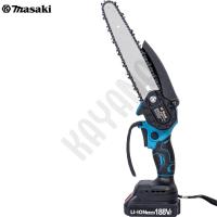 ราคา MASAKI เลื่อยไฟฟ้าไร้สาย เลื่อยไฟฟ้า เลื่อยโซ่ 6 นิ้ว 188V (26268058164)