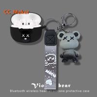 ราคา For EDIFIER W320TN Headphone Case Kaws Creative Cartoon Bear Keychain Pendant EDIFIER W220T Silicone Soft Case Protective Cover Creative Astronaut Cute Dinosaur Pendant (21993783041)