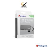 ราคา Verbatim Type C USB 3.1 Hub & Card Reader 3x USB ports 1x SD card port 1x Micro SD port 65679 (10912306682)