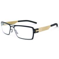 ราคา Fashion แว่นตา รุ่น IC BERLIN 004 C-4 สีดำทอง Reionizaton กรอบแว่นตา Eyeglass frame สำหรับตัดเลนส์ วัสดุ สแตนเลสสตีล (1309951585)