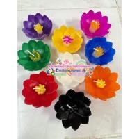 ราคา เทียนลอยน้ำ เทียนดอกบัวลอยน้ำ เทียนประทีป เทียนสีวันเกิด (28774630739)