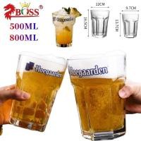 ราคา แก้วโฮการ์เด้น ใหญ่800ML แก้วไวน์แก้วขนาดใหญ่แก้วขนาดใหญ่ปราศจากสารตะกั่ว 500ML / 800ML หนาหกเหลี่ยม Beer Mug Glass (27653284477)