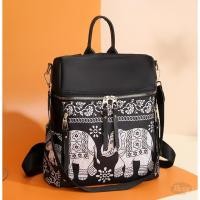 ราคา กระเป๋าเป้สะพายหลังผ้าพิมพ์ลายช้าง สำหรับผู้หญิง กระเป๋าเป้สะพายหลังนักเรียนแบบอเนกประสงค์ (41055614257)