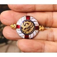 ราคา เข็มกลัด จปร ทองเหลืองลงยา Enameled brass brooch (26377114714)