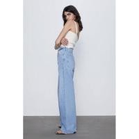 ราคา Zara EUR40 กางเกงยีนส์เอวสูง ทรงตรง (9160327502)