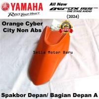 ราคา บังโคลนหน้า บังโคลนหน้า A สีส้ม ใหม่ทั้งหมด Aerox Cyber City Non ABS Original Yamaha (43805732483)