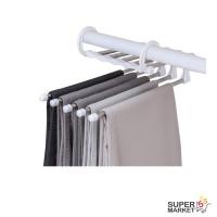 ราคา ไม้แขวนกางเกง 5 ชั้น ไม้แขวนสแตนเลส ที่แขวนกางเกง ประหยัดพื้นที่ (5129170843)