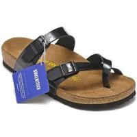 ราคา รุ่นใหม่Birkenstock Men/Women Classic Cork Slippers Beach Casual shoes Mayari series 35-46 (24855700383)