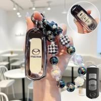 ราคา Mazda เคสกุญแจรีโมทรถยนต์ สําหรับ Mazda 2 Mazda 3 Mazda 4 6 CX3 CX4 CX5 CX9 ของแต่งรถยนต์ พวงกุญแจ (43661947482)