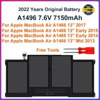 ราคา ใหม่แล็ปท็อปแบตเตอรี่ A1496สำหรับ Apple MacBook Air 13 "A1466 2013/2014/2015/2017 MD760LL /A MD761CH /A 7.6V 7150MAh (22351205493)