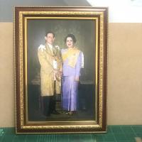 ราคา กรอบรูปในหลวงร.9ขนาด12*18นิ้วสองชั้นด้านในสีทอง (8840973358)