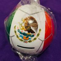 ราคา กระปุก ออมสิน ทรงกลมลูกบอล บอลโลก ใหม่ พร้อมส่ง Mexico (5639739541)