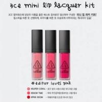 ราคา (Pre Order) 3CE Mini Lip Lacquer Kit Color Editor Loves Pink (197061903)