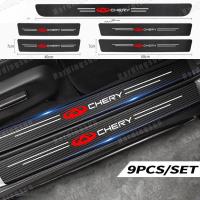 ราคา Chery คาร์บอนไฟเบอร์รถสติกเกอร์ประตู Auto เกณฑ์แถบสติกเกอร์ Chery Omoda5 Tiggo 4 8 7 5x iCar9 Face QQ Eastar (26767345458)