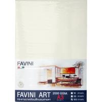 ราคา FAVINI ART Ivory กระดาษวาดเขียน 100 ปอนด์ A3 กระดาษ กระดาษถนอมสายตา ชนิดหยาบ 200 แกรม (100 แผ่น) (26182009959)