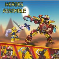 ราคา ของเล่น..ตัวต่อLego Heroes Assemble Avenger สุดคุ้ม 371+ PCS. เลโก้ฮีโร่ เลโก้ไอร่อนแมน (23159051644)
