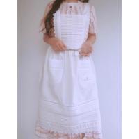 ราคา ผ้ากันเปื้อนลูกไม้สีขาว วินเทจ (3539653805)