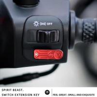 ราคา Spirit BEAST YAMAHA JOG-i AS125 ปุ่มขยายสวิตช์รถจักรยานยนต์แตรกําไรปุ่มสตาร์ทส่วนขยาย P-file (27350568951)