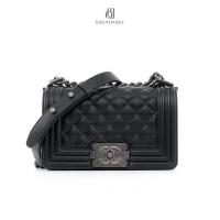 ราคา [ของแท้] CHANEL BOY 8_ BLACK CAVIAR RSHW มีใบรับประกัน ตรวจสอบได้ทุกใบ ✅ (41660427217)