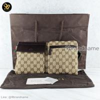 ราคา Gucci GG Canvas Belt Bag 28566 Beige มือสอง ก่อนสั่งซื้อทักแชทก่อนนะคะ (27971662581)