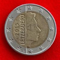 ราคา เหรียญยูโร ลักเซมเบิร์ก Luxembourg 2 euro ปี 2015 เหรียญต่างประเทศ (28218400469)