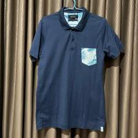 ราคา CPS CHAPS MEN เสื้อโปโล แขนสั้น ผู้ชาย ผ้านิ่ม สีกรม เล่นสีกระเป๋าฟ้าขาว ไซส์ s (อก36”) มือสอง สภาพ 70% (23270543759)