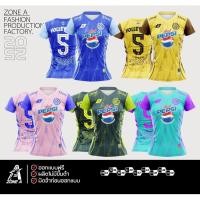 ราคา เสื้อพิมพ์ลาย Zone A รุ่น เสื้อวอลเล่ย์บอล ทรงหญิงเอวเว้า กีฬาผู้หญิง (40702805450)