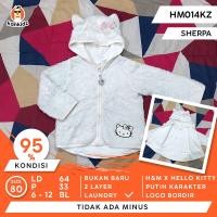 ราคา Aank Sherpa H&M x เสื้อแจ็คเก็ต Hello Kitty | สีขาว ไซส์ 80 (24958668356)