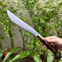 ราคา มีดเหน็บ เหน็บงาช้าง E-Nep มาเชเต้ Machete มีดเดินป่า Camping Knife Kukri ใบ 9.3” ตีร้อนชุบแข็ง ผิวขัด คอเลส ด้ามไม้ไผ่ (18994677315)