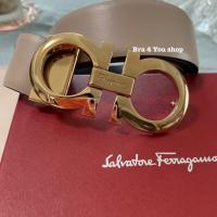 ราคา เข็มขัดผู้หญิง FERRAGAMO BELT ยาว 100 CM.ของแท้ออกช้อป อุปกรณ์ครบ (20646473688)