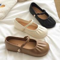 ราคา SUNBALEE 814 รองเท้าส้นแบนสีพื้น แบบสวม แตะหุ้มส้น คัทชูผู้หญิง วัสดุยางนิ่ม พร้อมส่ง (40059901315)