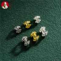 ราคา S925 เงินสเตอร์ลิง Electroplating Seiko อุปกรณ์เสริม เพชร-studded zircon cross spacer ลูกปัด สร้อยข้อมือ คริสตัล มุก ลูกปัดหลวม (43555002869)