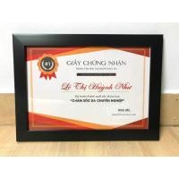ราคา กรอบรูป กรอบเกียรติบัตร A5, A4 ดําล้วน WITH FIRE (44100665898)