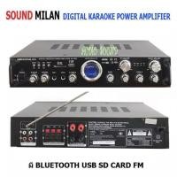 ราคา SOUNDMILAN เครื่องแอมป์ขยายเสียง 5.1 เครื่องขยาย DIGITAL KARAOKE POWER AMPLIFIER มี BLUETOOTH USB SD CARD FM AV-3325 (3437059361)