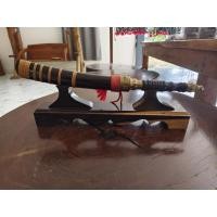 ราคา มีดดาบเหล็กน้ำพี้ขนาด 9 นิ้วพร้อมฐานวาง (42354697556)