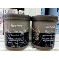 ราคา ครีมยืดเบอริน่า โปรเสตรท Berina Pro Straight Hair Rebonding Cream and Relock Neutralizer Cream (12790152746)
