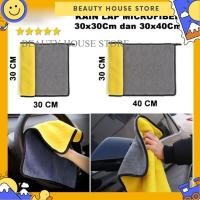 ราคา (BHS) 30x40ซม.ผ้าซักผ้าไมโครไฟเบอร์อเนกประสงค์2ด้านซุปเปอร์หนาขนนุ่มการดูดซึมน้ําผ้าเช็ดรถ (26554016878)