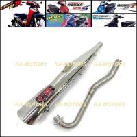 ราคา SPEED ท่อผ่า ชุบโครเมี่ยม สำหรับ เวฟ125R, เวฟ125sทุกรุ่น, wave125i รุ่นเก่า(ไฟเลี้ยวบังลม), ดรีม125 (11425540281)